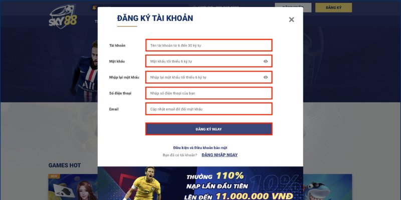 Đăng Ký SKY88 Siêu Tốc – Nhận Quà Liền Tay Không Cần Chờ 1 Vì sao bạn nên đăng ký SKY88 ngay hôm nay?
